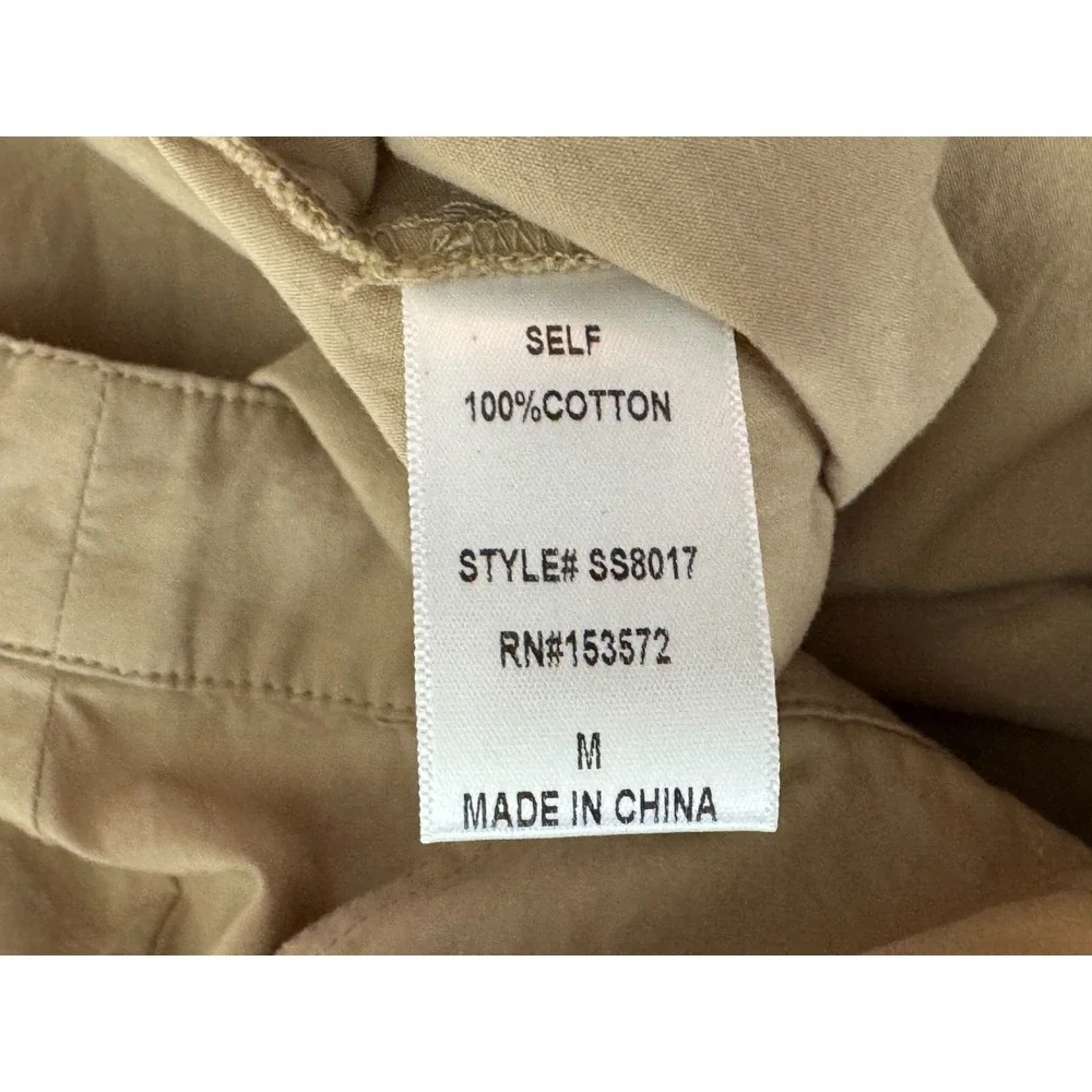 Bohme Cassie Convertible Skirt Women‎ M NWT Pockets Cotton Zip Closure Maxi Mini
